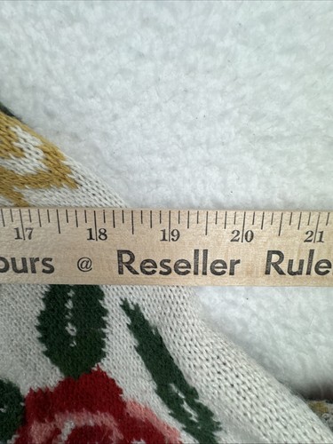 Mossimo Damen Rose Fischer Strick Pullover Landhaus Kern Romantisch Fair Isle Med - Bild 11 von 20