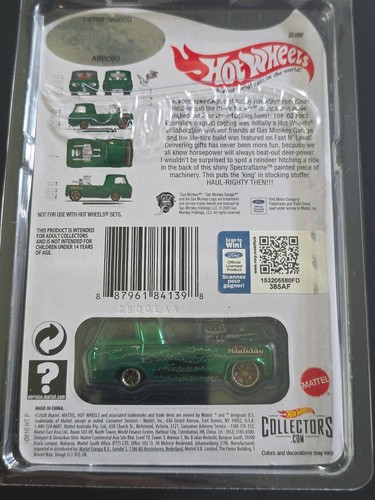 Hot Wheels RLC 2020 Holiday Car Hi-Po Hauler Serie # 14999/20000 Nuovo ๐ฅ - Foto 5 di 8