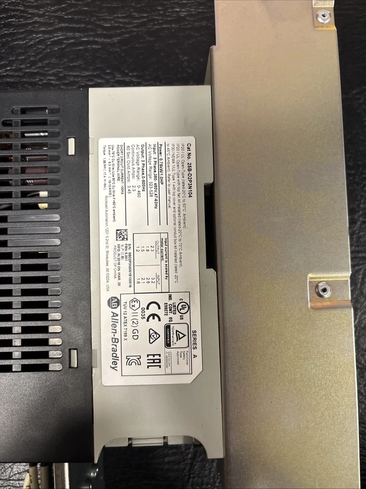 Allen Bradley 25-RF7P5-AL Powerflex 525 1HP — 第 3/3 张图片