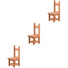 Single Thicken Simulierte Rückenlehne Stuhl Spielzeug Micro Decors Foto Layout