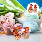  4 Pcs Easter Chick Statue Novel Decor Chicken Ornament Decorations for Table