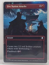MTG Avatar: The Last Airbender, Fire Nation Attacks - Borderless Foil NM