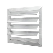 10x10 Aluminum Vent Cover Shutter Exhaust Fan...