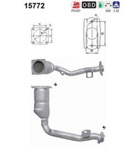 AS Katalysator 15772 für CITROËN C3 1 C2 Bivalent