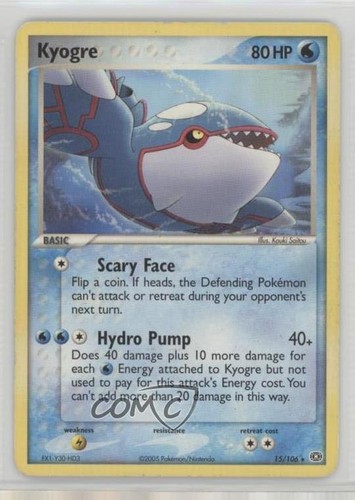 Kyogre Pokemon EX Smaragd #15 2005