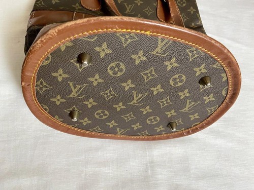 Louis Vuitton Monogram USA Limited Edition T42236 Bucket Large Tote Bag Auth - Picture 9 of 12