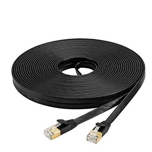 Ankuly Cat7 LAN Kabel Kategorie 7 Ultra Flachkabel High Speed STP Anti-Break 22