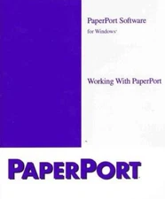 PaperPort 6.5 Deluxe PC CD convert scanned image to text document OCR forms file