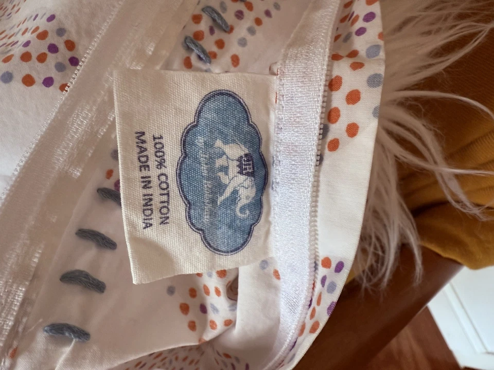 Usado en Excelente Condición John Robshaw Par De Fundas De Almohada Euro 26” X 26” Juego De 2 ¡Excelente! Foto 3 de 4