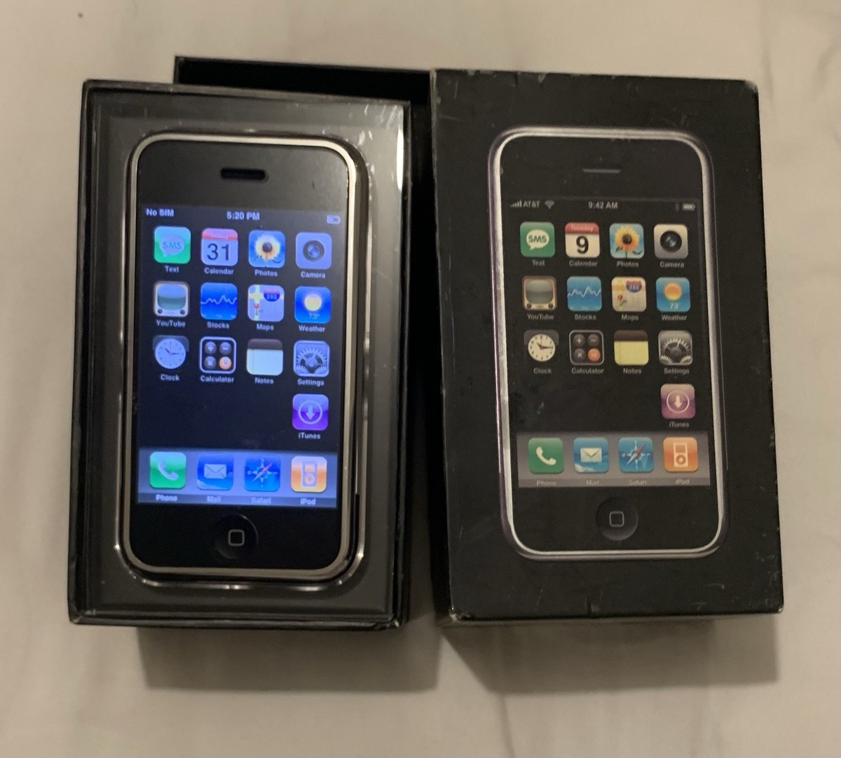 1st gen iPhone動作品 初代 MA712LL A1203 8GB Apple 1st Generation iPhone 2G - 8 GB MA712LL/A A1203 - Near