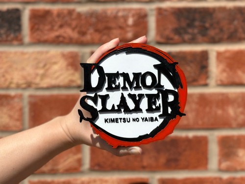 Insegna Logo Demon Slayer - Foto 2 di 2