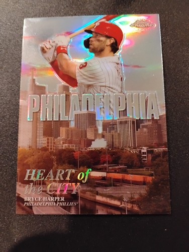 Chrome Topps 2022 - Heart of the City Bryce Harper #HOC-1 Phillies - Photo 1/2