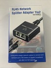 RJ45 Gigabit Ethernet Splitter 1000Mbps LAN Network Internet 1 to 2 Adapter