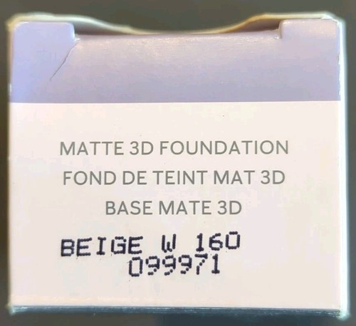 Base 3D mate Mary Kay Timewise 1 oz beige W 160 - Imagen 2 de 2