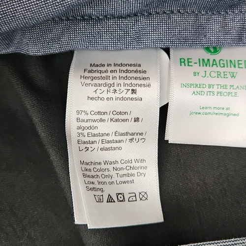 J. Crew 770 Chino Pants Men's 33x32 Hunter Green Stretch Cotton NWOT Straight - Picture 15 of 17