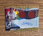 2024-25 Bowman Best U - Gold Prospect Dual Relic Auto #PDRA-DR Derrion Reid /50