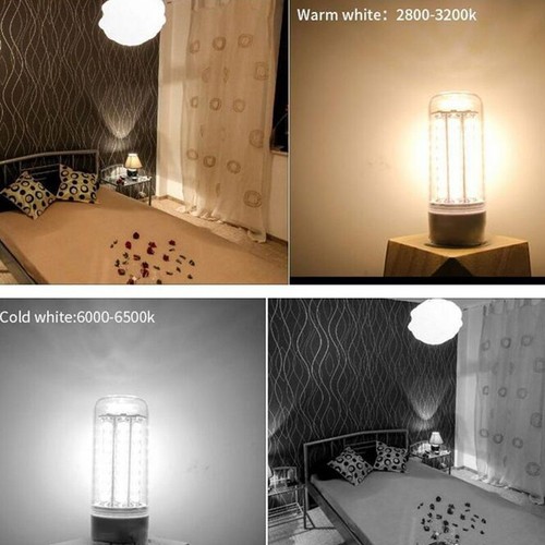 B22 G9 E14 E27 LED Corn Light Bulb Screw Socket 12W 15W 220V 240V White - Picture 7 of 15