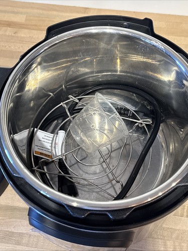 Instant Pot IP-DUO60 V3 6 qt. 7-in-1 Electric Pressure Cooker - Black/Silver - Picture 5 of 6