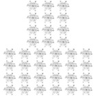  36 pcs Christmas Party Napkin Ring Snowflake Napkin Holder Creative Napkin