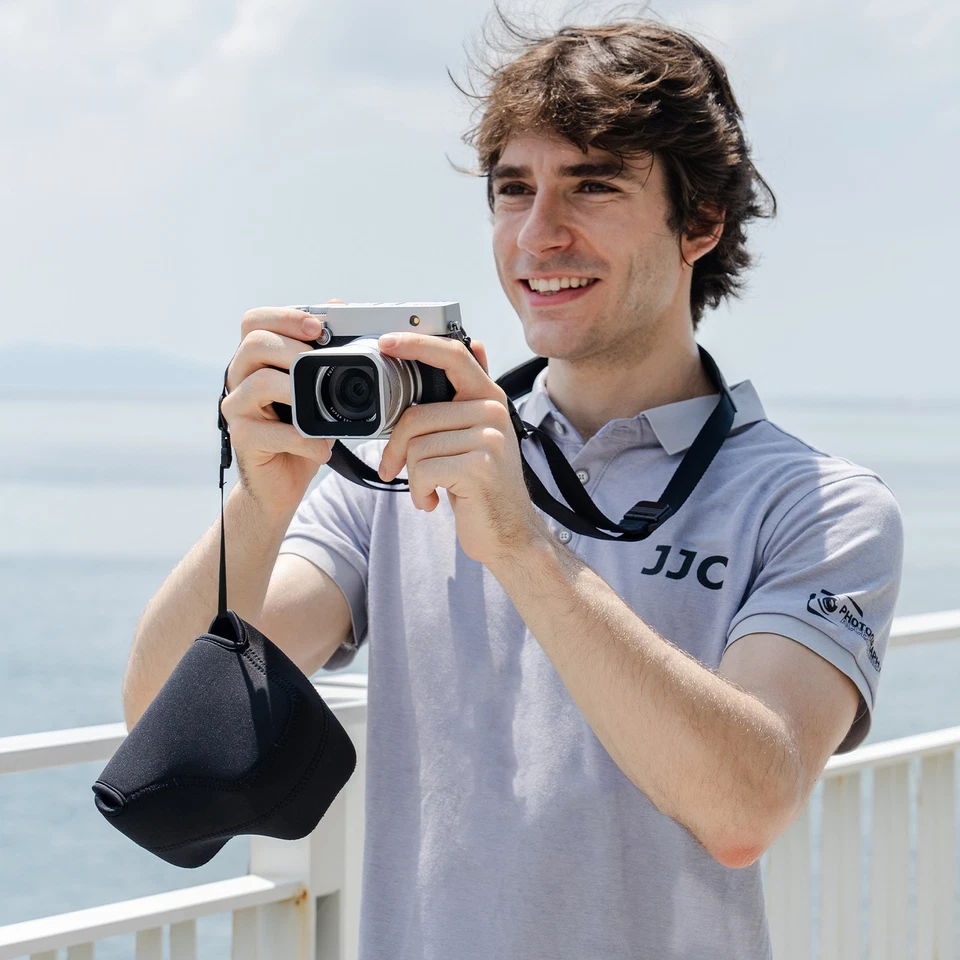 JJC GFX 100RF Neoprene Camera Case Pouch Bag Lens Hood for Fujifilm GFX100RF - Image 4 of 4