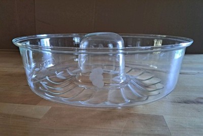Princess House Crystal Heritage Collection Bundt Pan - Jello Mold #372, Preowned