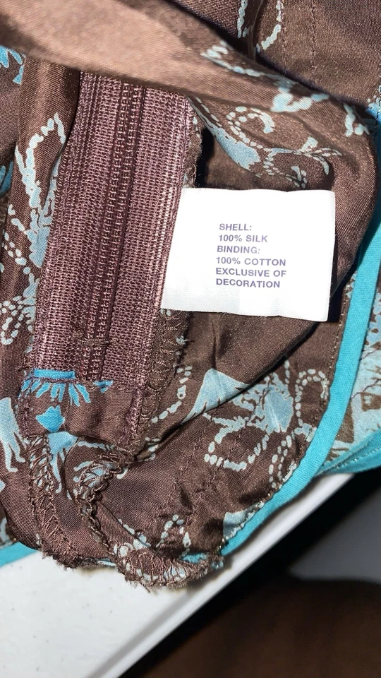 Camiseta sin mangas vintage Gap talla XL para mujer marrón floral con cuentas babydoll hada grunge coqueta Foto 4 de 4