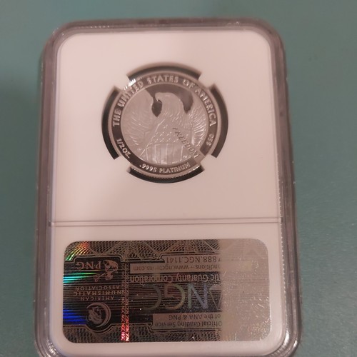 2007-W $50 Platinum Eagle Proof NGC PF70 Ultra Cameo - Picture 2 of 2