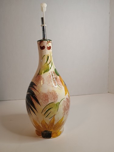 Ceramic Sunshine Rooster Oil/ Vinegar Bottle 16 oz. - Picture 7 of 9