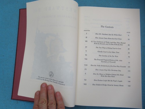 Westward Hoby Charles Kingsley - Heritage Press 1975 w/ Slipcase & Sandglass - Imagen 5 de 19
