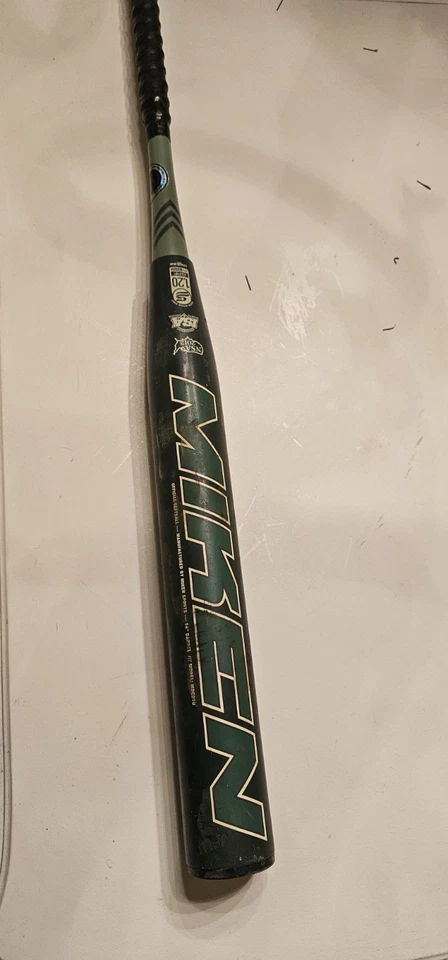Bate de lanzamiento lento Miken DC41 Supermax 2021 26 oz softbol USSSA Foto 2 de 4