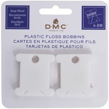 DMC 6102 Plastic Floss Bobbins-28/Pkg 6Pk 