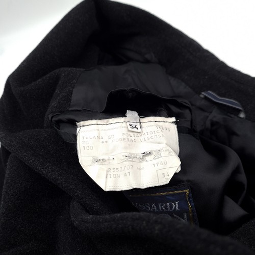 Vintage Trussardi Langer Mantel Herren Formell Winter Mantel Sj2 Größe 54 - Bild 5 von 6