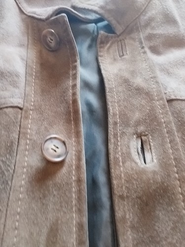 Cappotto Vintage Originale Camoscio Unisex Made in Argentina - Foto 10 di 14