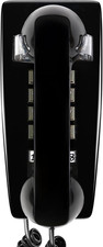 Retro Wall Phones for Landline with Loud Mechanical Ringer Vintage Wall Mount Ph