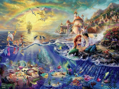 (NUEVO) ¡Paquete/Lote de 8 rompecabezas de Disney! Thomas Kinkade Disney Dreams Collection - Imagen 8 de 14