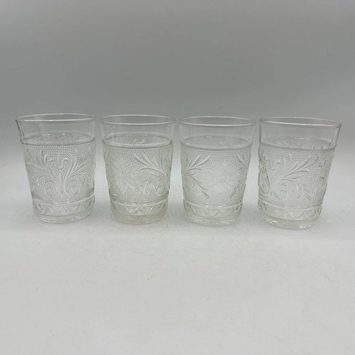 Anchor Hocking Sandwich Clear Flat Tumbler, 9oz, Set of 4 - Picture 2 of 7