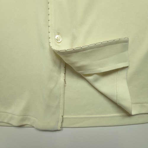 Camisa De Colección Joel Cal Hecha Para Hombres XL Amarilla Punta de Lanza Años 70 80 Disco Poliéster Suave - Imagen 8 de 23