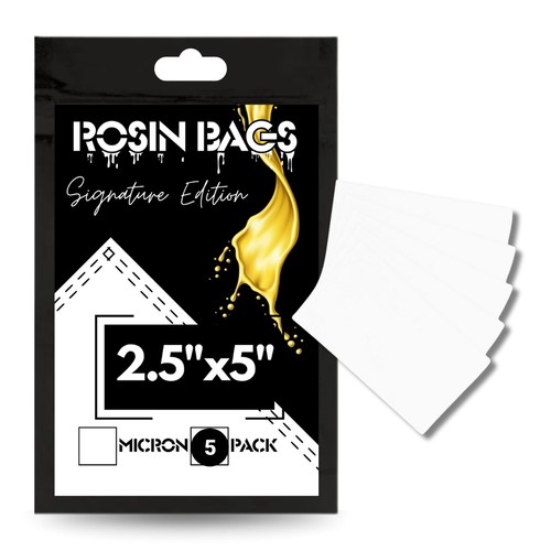 Rosin Mesh Filter Bags 2.5" X 5" - 8 Microns 25u 37u 70u 90u 120u - 5 or 10 Pack - Picture 10 of 11