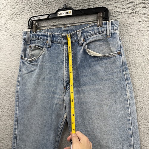 Vintage 90er Levi's 505 Orange Tab Jeans Herren 32x32 blau gerades Bein Made in USA - Bild 8 von 10