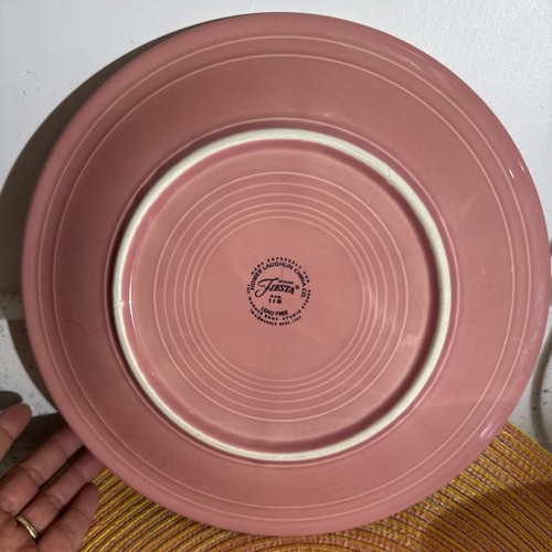 Vintage Fiestaware Rose Dinner Plate Looney Tunes Porky Pig - Picture 4 of 7