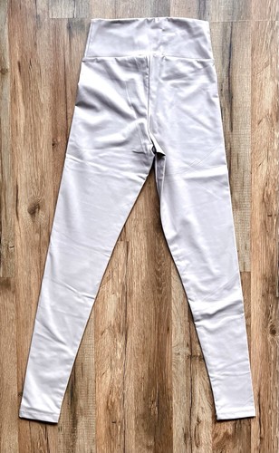 Neue Kunstlederhose Stretch / Leggings, High Waist, Beige/altrosa, Gr. S - Bild 2 von 3