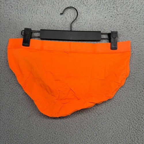 Todd Sanfield Brief Underwear men's Medium Orange Fire Defiant Sport Micro NEW - Picture 4 of 7