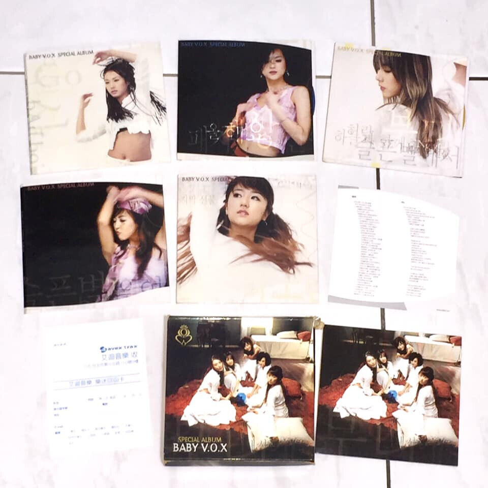 Baby VOX V.O.X 2002 Special Album Taiwan Ltd Box 3-CD+1-VCD Baby VOX V.O.X 2002 Special Album Taiwan Ltd Box 3-CD+1-VCD