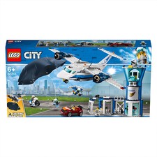 LEGO 60210 City Polizei Fliegerstützpunkt, Flugzeug mit Fallschirmjäger NEU OVP