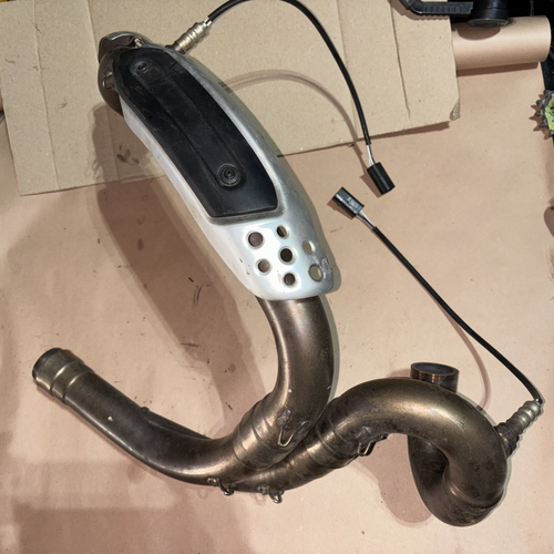 DUCATI SCRAMBLER 2016 EXHAUST MANIFOLD HEADER s + O2 LAMBDA s + SHIELD