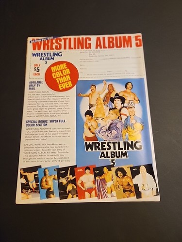 VINTAGE SPORTS REVIEW SERIES WRESTLING SUPERSTARS MAGAZINE 1983 BOB BACKLUND - Picture 3 of 13