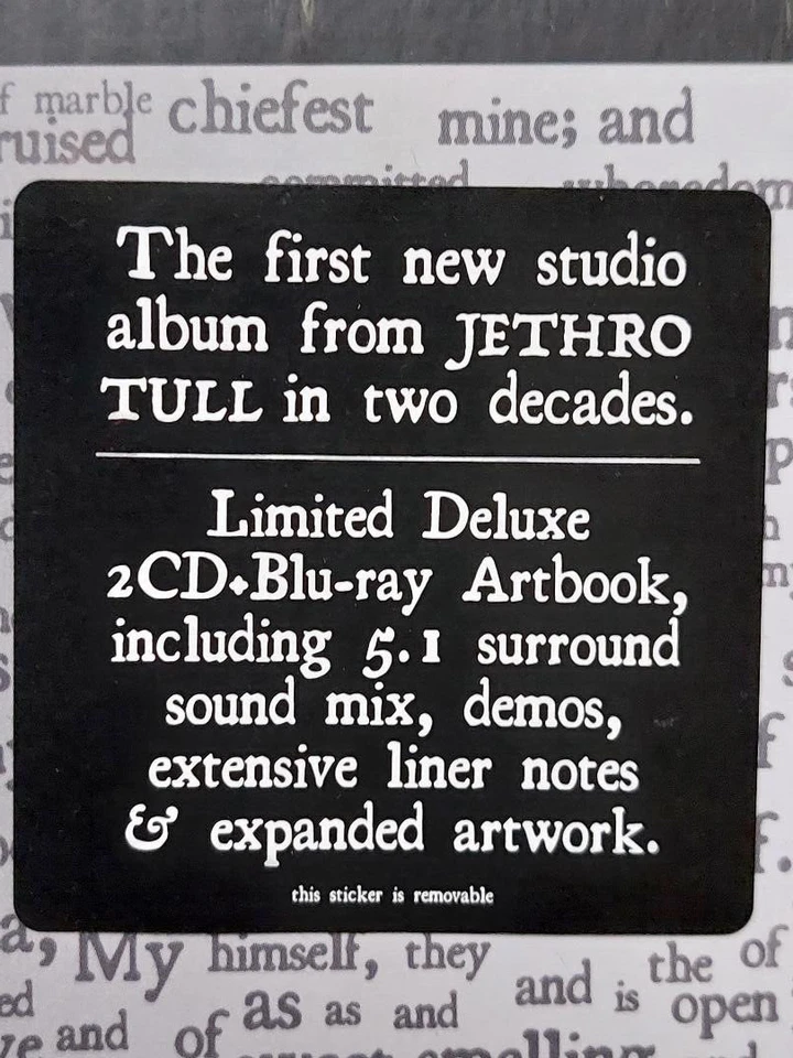 JETHRO TULL - THE ZEALOT GENE Artbook + 2 CD + Blu-Ray 5.1 Surround Sound ! - Bild 3 von 4