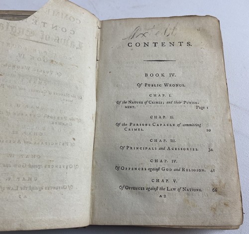Blackstone’s Commentaries On The Laws Of England 1800 A. Strathan Printer - Picture 8 of 10