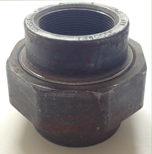 HUBBARD 2" 2 ZOLL ÜBERWURFROHR GEWINDEVERSCHRAUBUNG A/SA105 AAR 733B/ 745BBBB - Bild 1 von 4