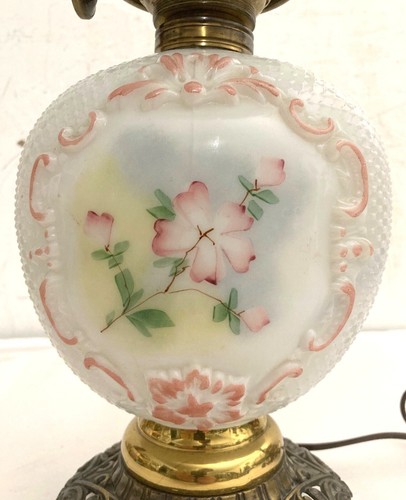 Antique Gone with the Wind Table Lamp Converted - Picture 6 of 10